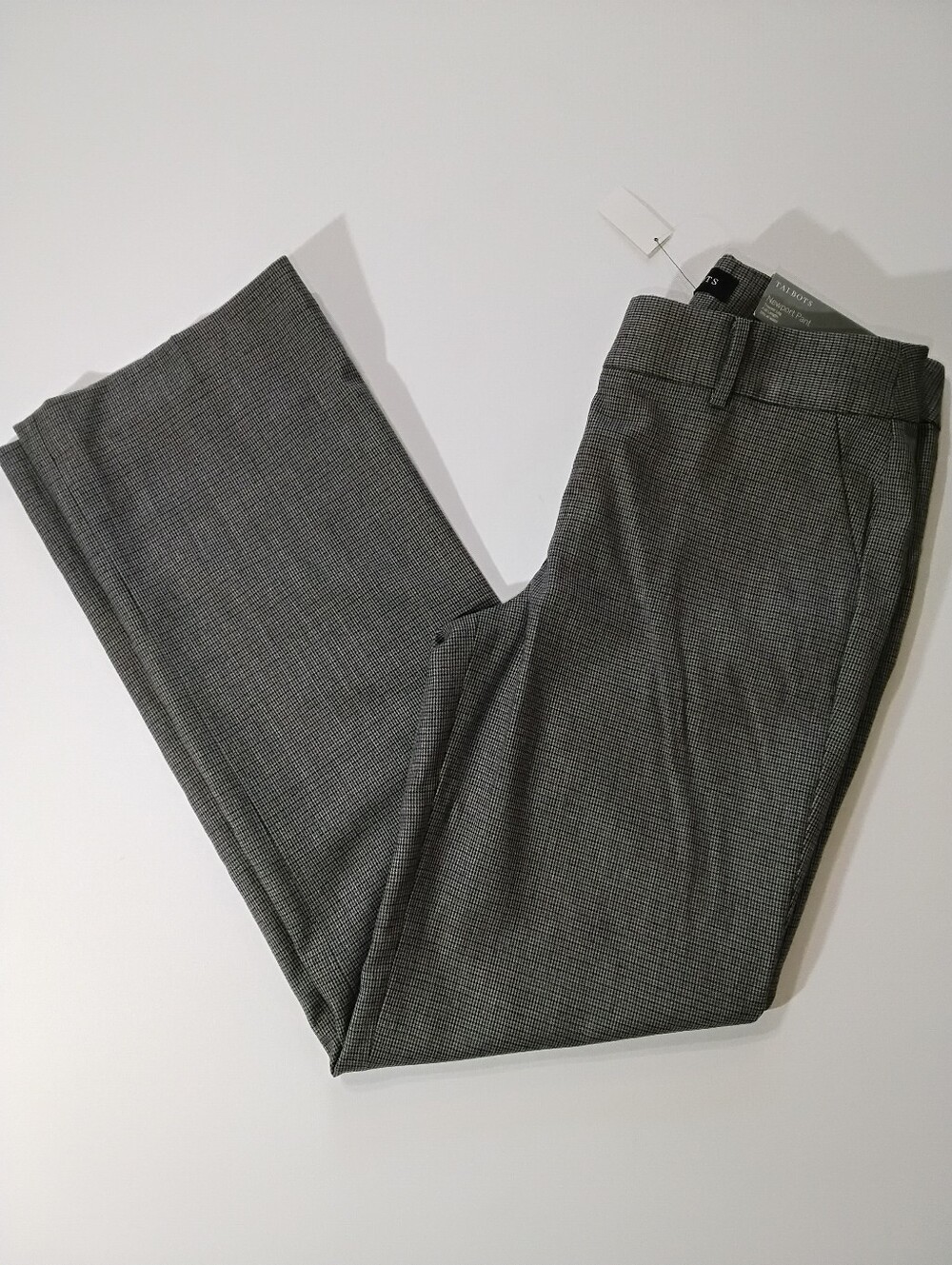 NWT‎ Talbots Newport Pants Womens Size 4 Tan Argyle Academia Office Career Wear